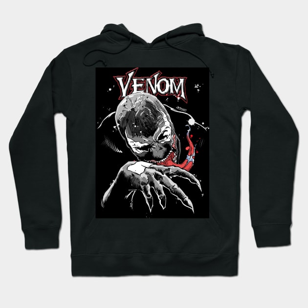 Symbiote Hoodie by BarnesComicArt